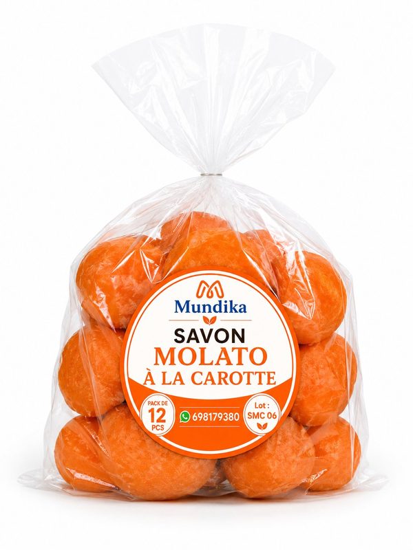 Mundika Savon Molato à la Carotte